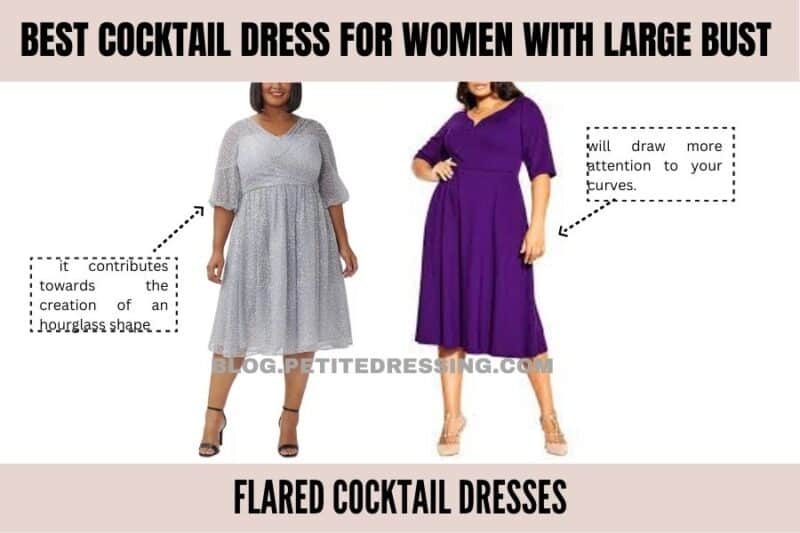 The Cocktail Dresses Guide for Women With Large Bust