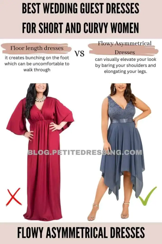 Wedding Guest Dresses Guide for Short and Curvy Women