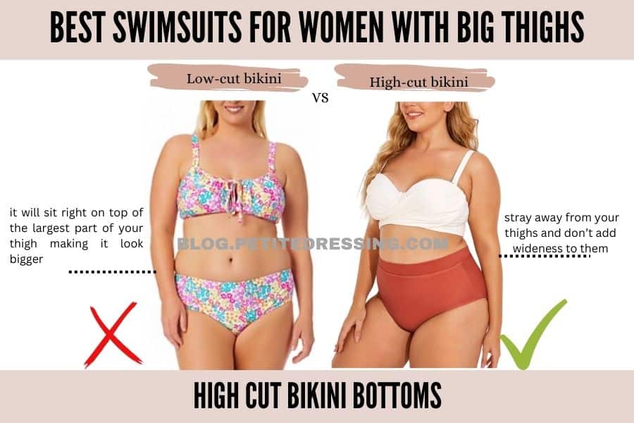 High Cut Bikini Bottoms