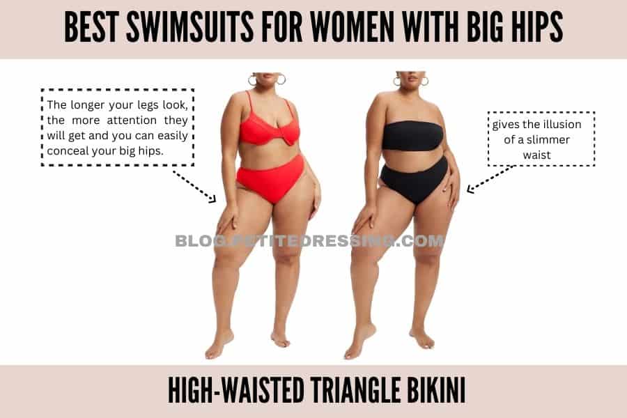 High-Waisted Triangle Bikini