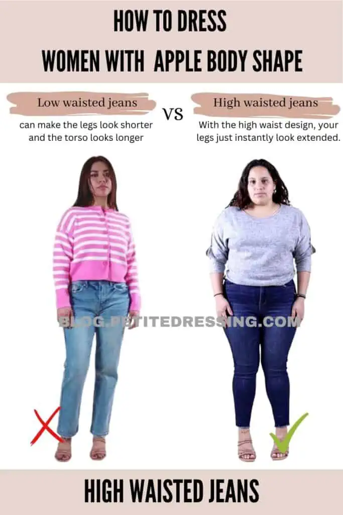 High waisted jeans