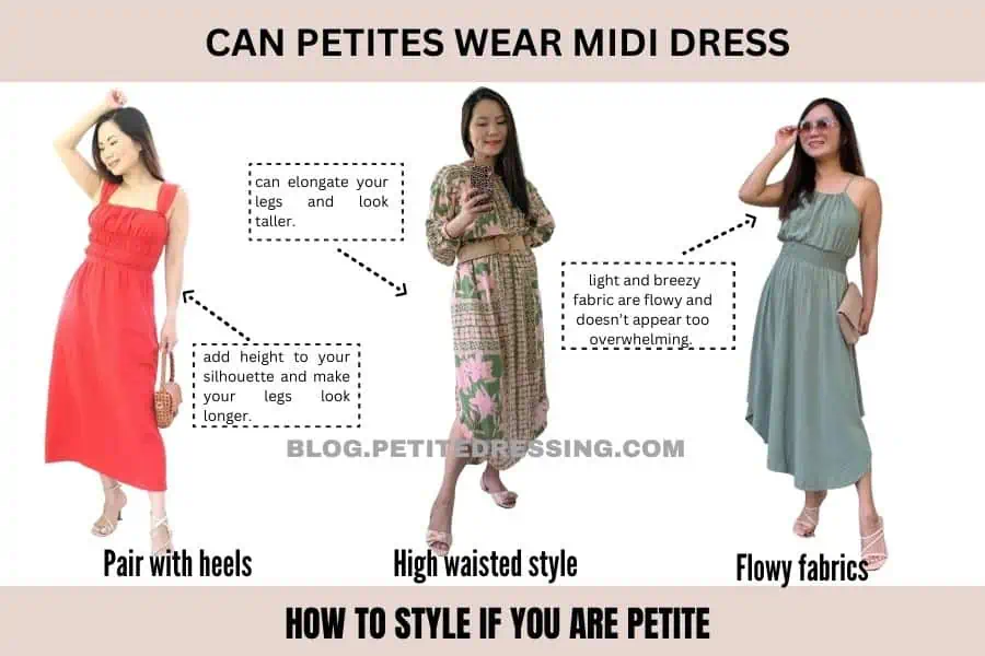 How to Wear Midi Dresses if You Are Petite: 14 Hacks You Must Learn -  Petite Dressing