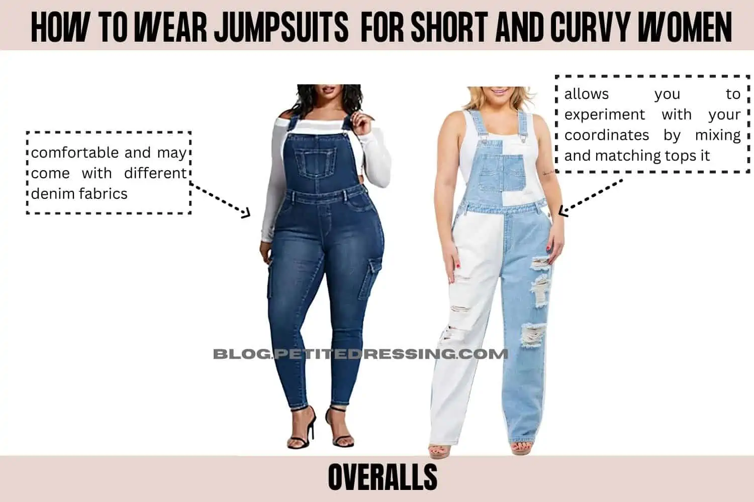 Jumpsuit for short store curvy girl