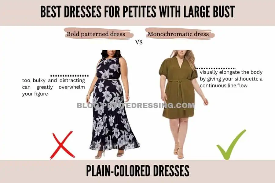 Plain-colored Dresses