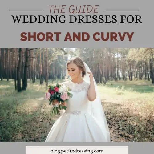 what wedding dress look good on short and curvy