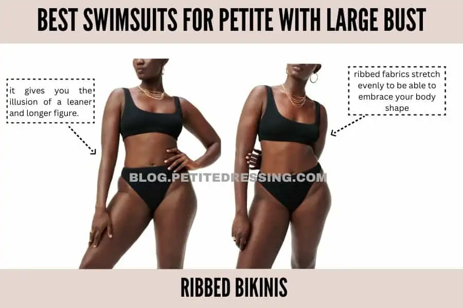 The Swimsuit guide for Petites with a Large Bust - Petite Dressing