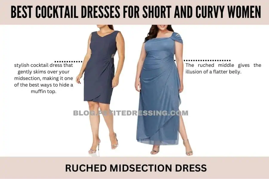 Cocktail dresses best sale for curvy figures