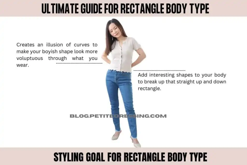 STYLING GOAL for rectangle body type
