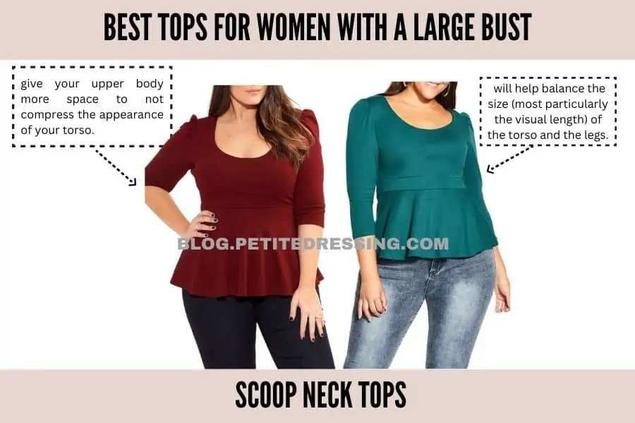 The Complete Tops Guide for Petites with Large Bust - Petite Dressing