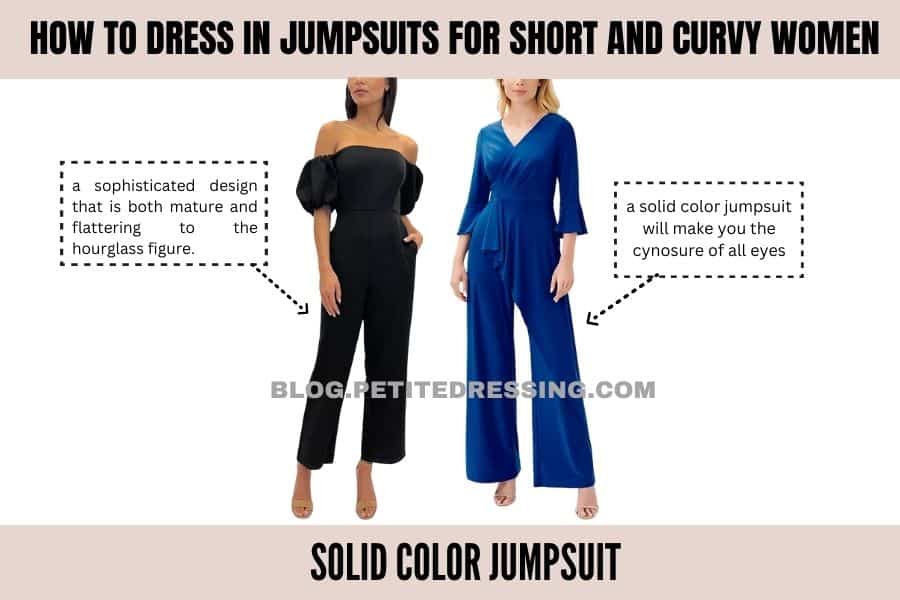 Solid color jumpsuit