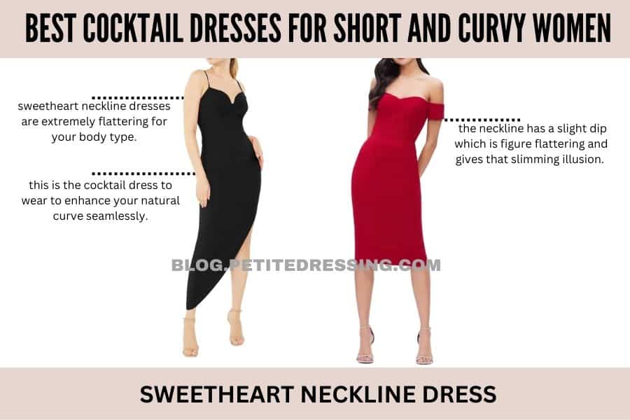 Sweetheart neckline dress-1