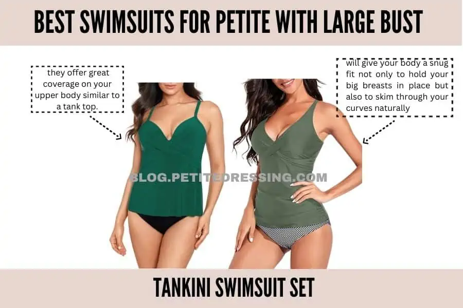 The Swimsuit guide for Petites with a Large Bust - Petite Dressing