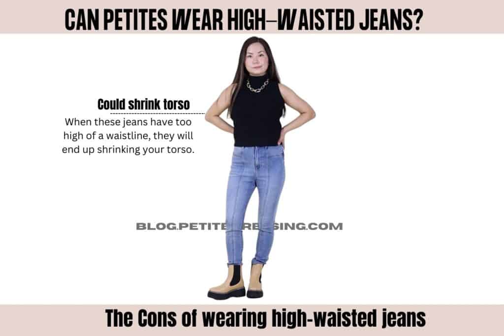 The Cons of wearing high-waisted jeans
