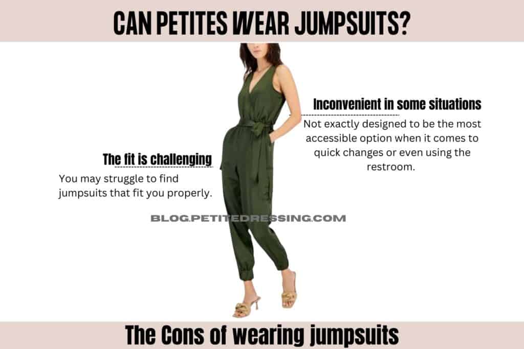 The Cons of wearing jumpsuits