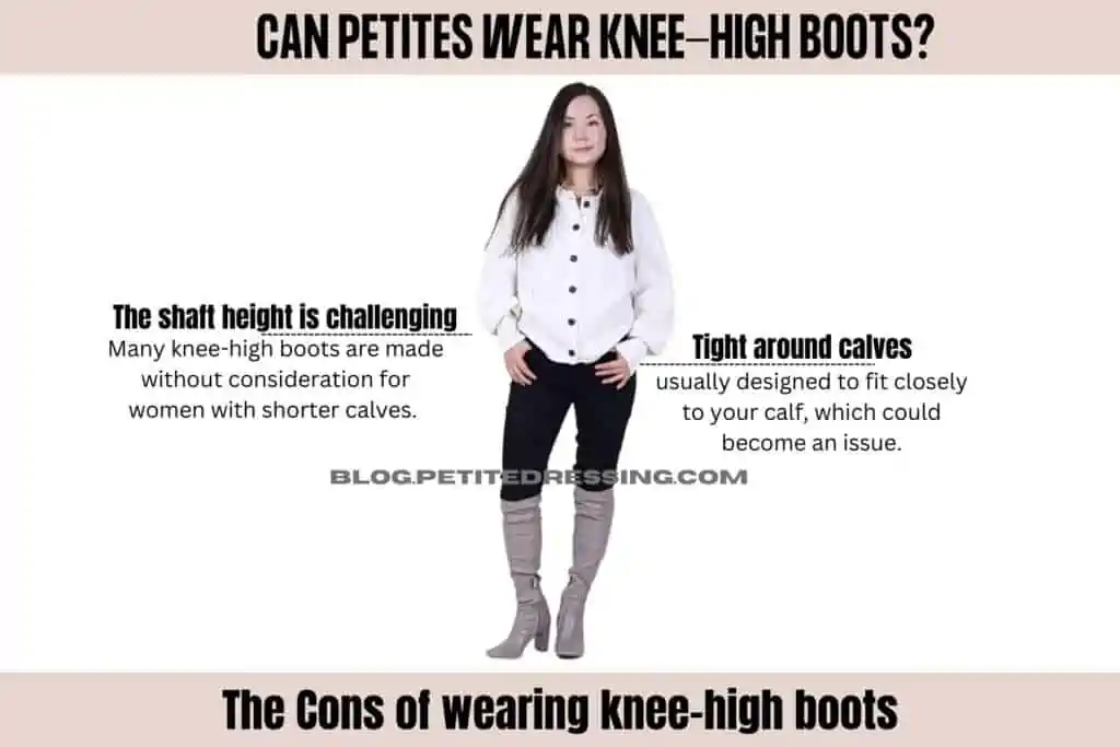 The Cons of wearing knee-high boots