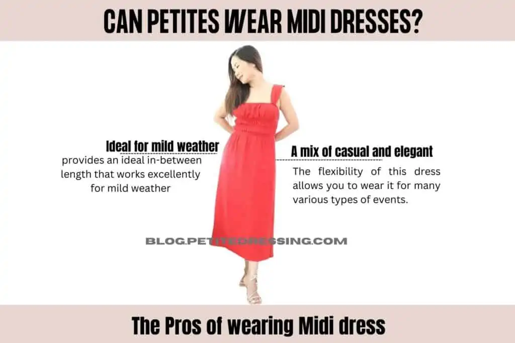 The Pros of wearing Midi dress