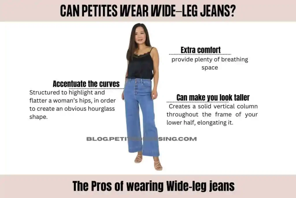 The Pros of wearing Wide-leg jeans