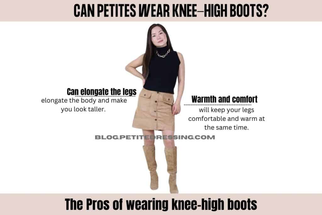 The Pros of wearing knee-high boots