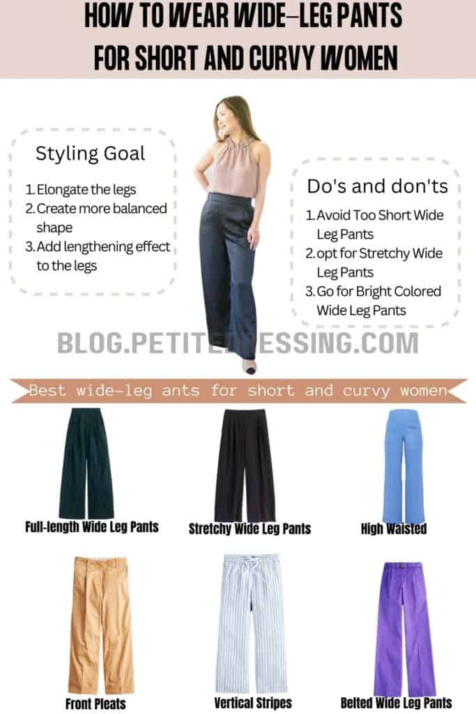 The Wide Leg Pants Guide for Short and Curvy Women