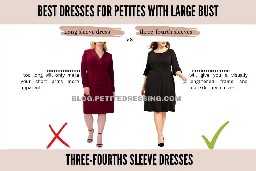 Three-Fourths Sleeve Dresses