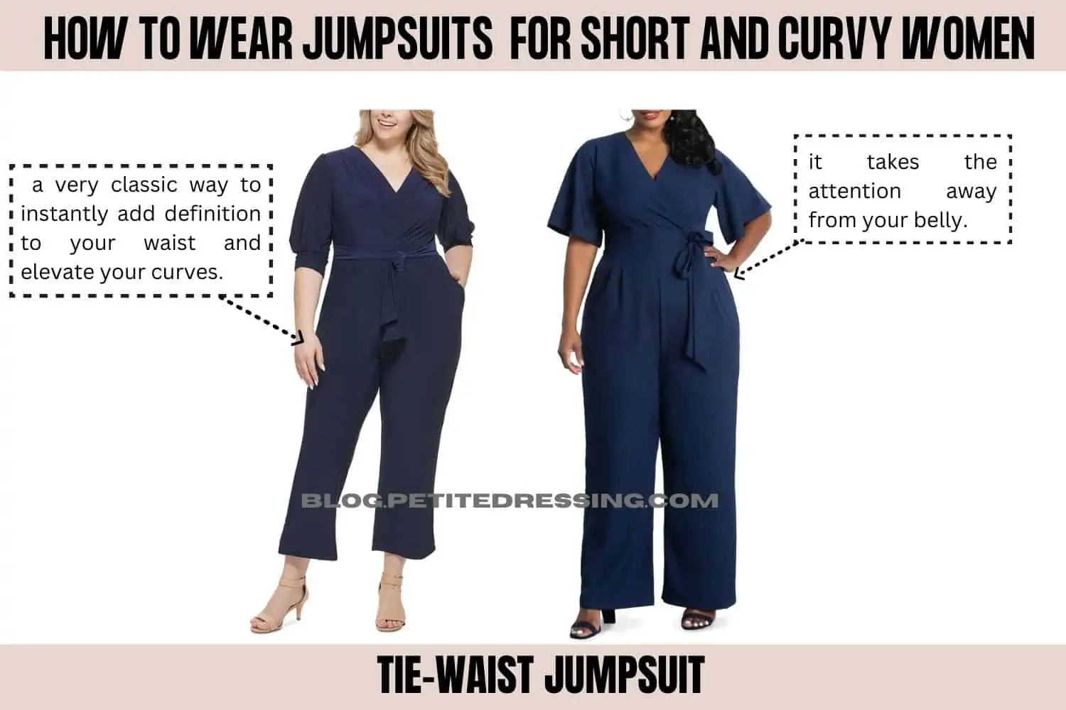 Jumpsuit Guide for Curvy Women - Petite Dressing