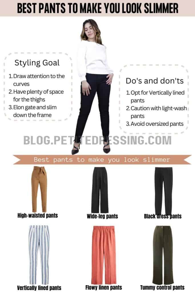 Types of Pants That Make You Look Slimmer
