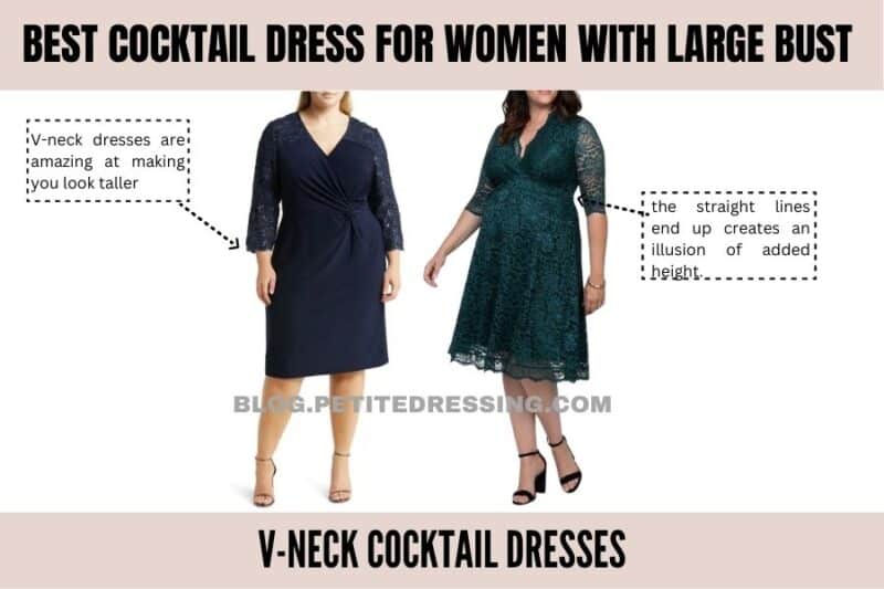 The Cocktail Dresses Guide for Women With Large Bust
