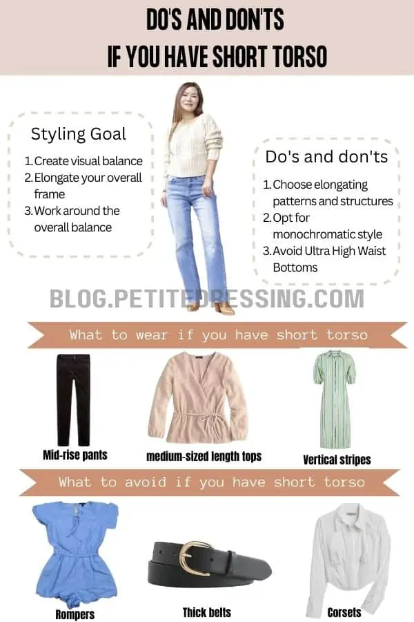 I'm 5'2, this is 11 items to avoid if you have a short torso (like me) -  Petite Dressing