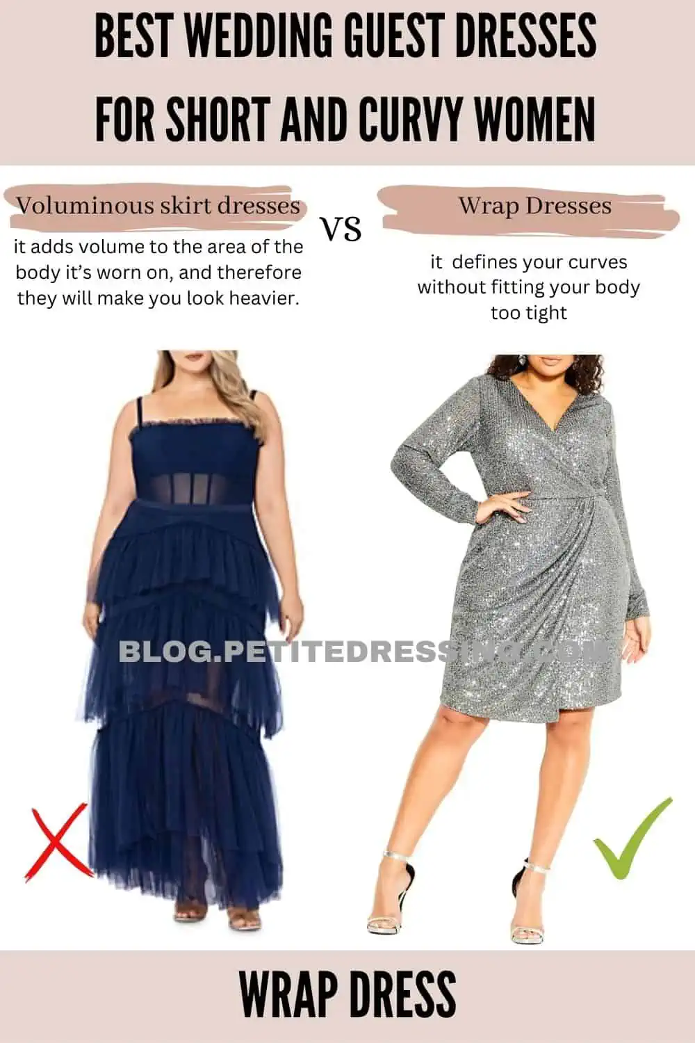 Finding a wedding guest dress that fits my 36G chest and curvy