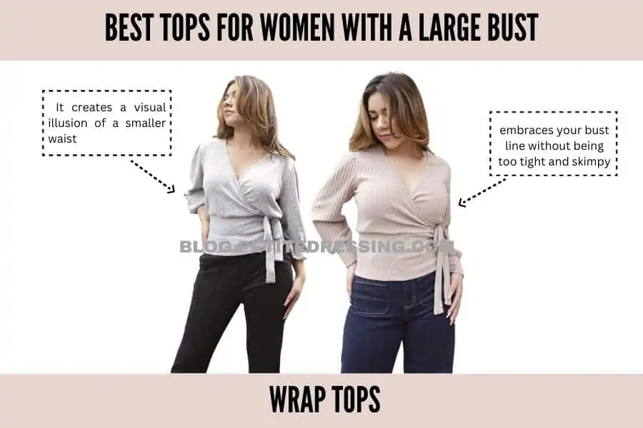 The Complete Tops Guide for Petites with Large Bust - Petite Dressing