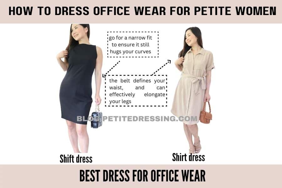 best dress for office wear-shift and shirt