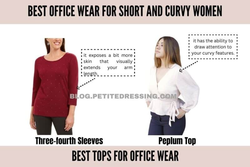 The Office Wear Guide for Short and Curvy Women