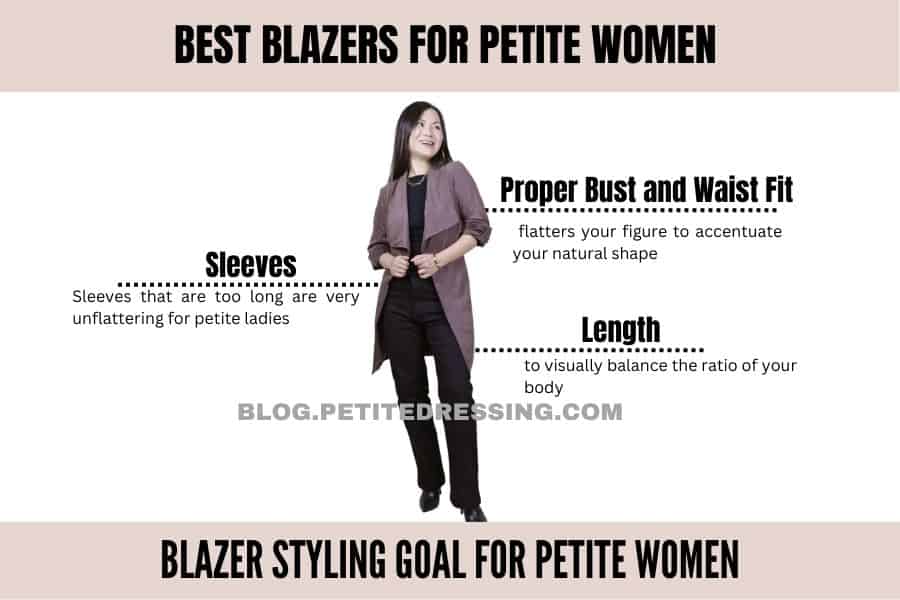 blazer styling goal for petite women