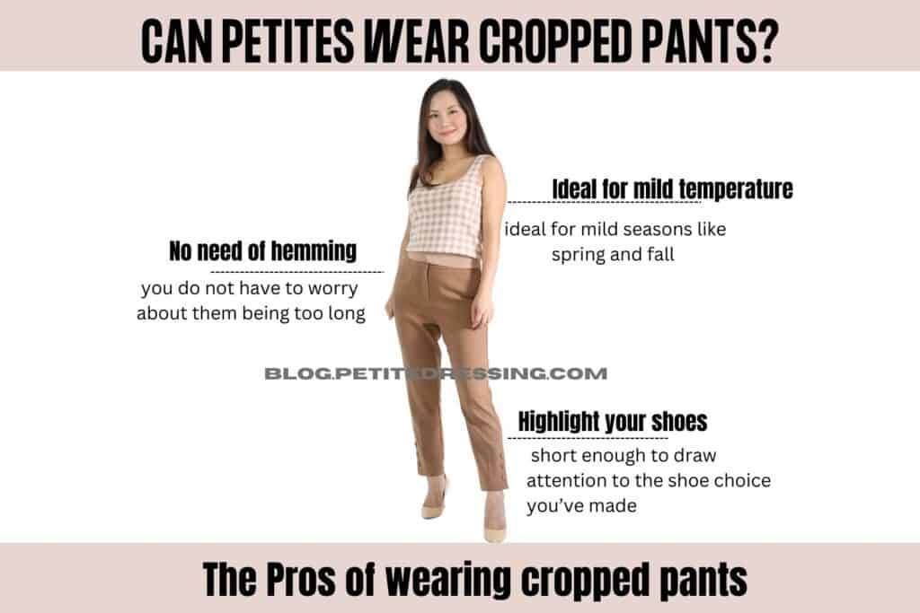 can petites wear cropped pants The Pros of wearing cropped pants