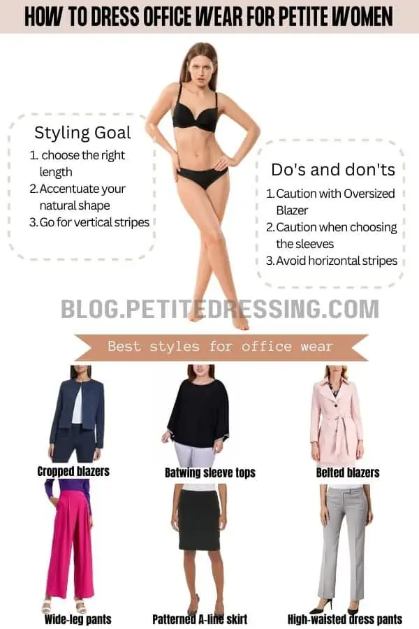 how to dress office wear for petite women