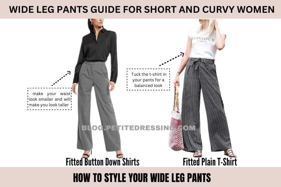 The Wide Leg Pants Guide for Short and Curvy Women