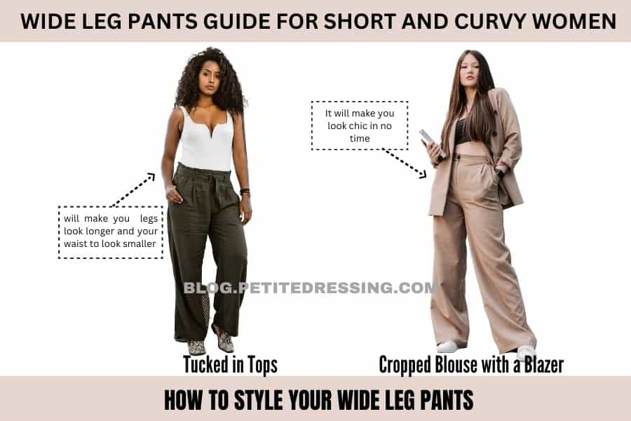 how to style your wide leg pants