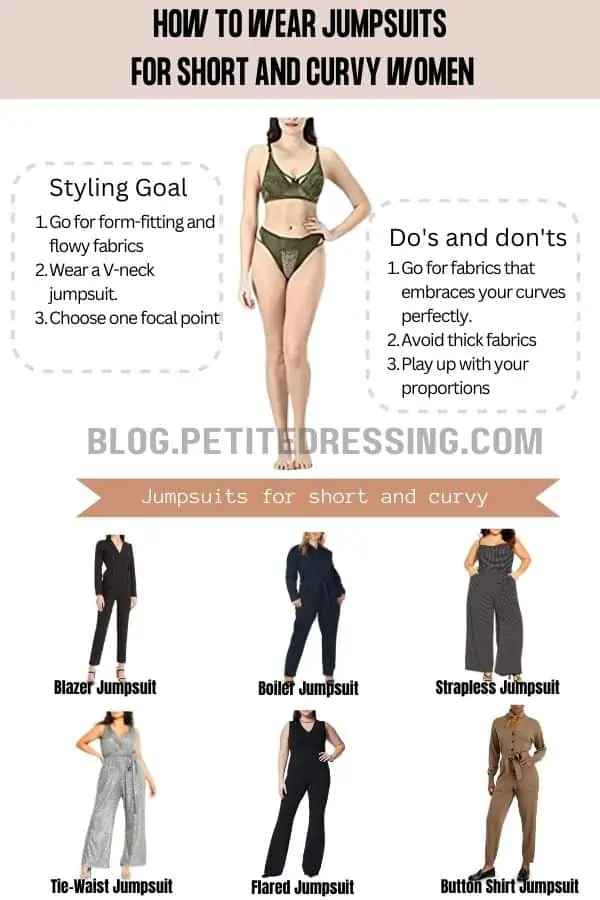 Jumpsuit Guide for Curvy Women - Petite Dressing