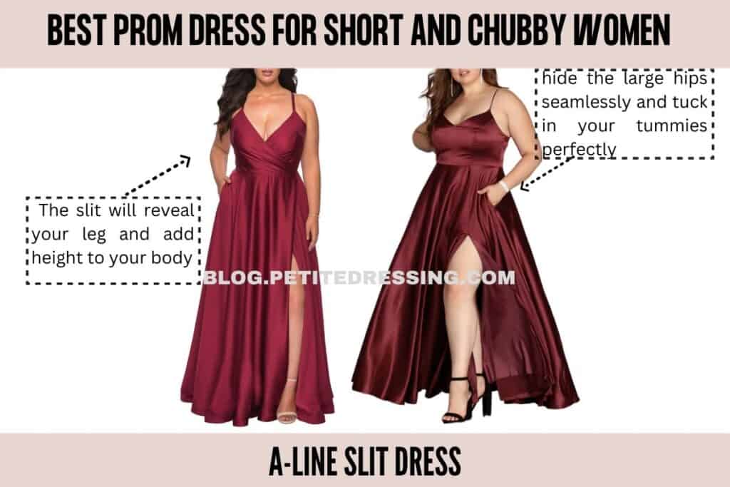 A-Line Slit Dress