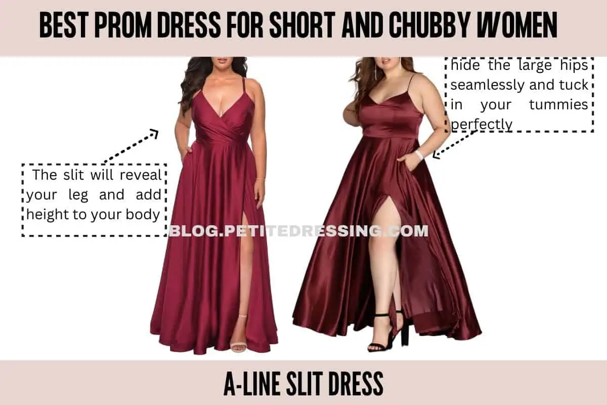 Js prom dress for hot sale chubby