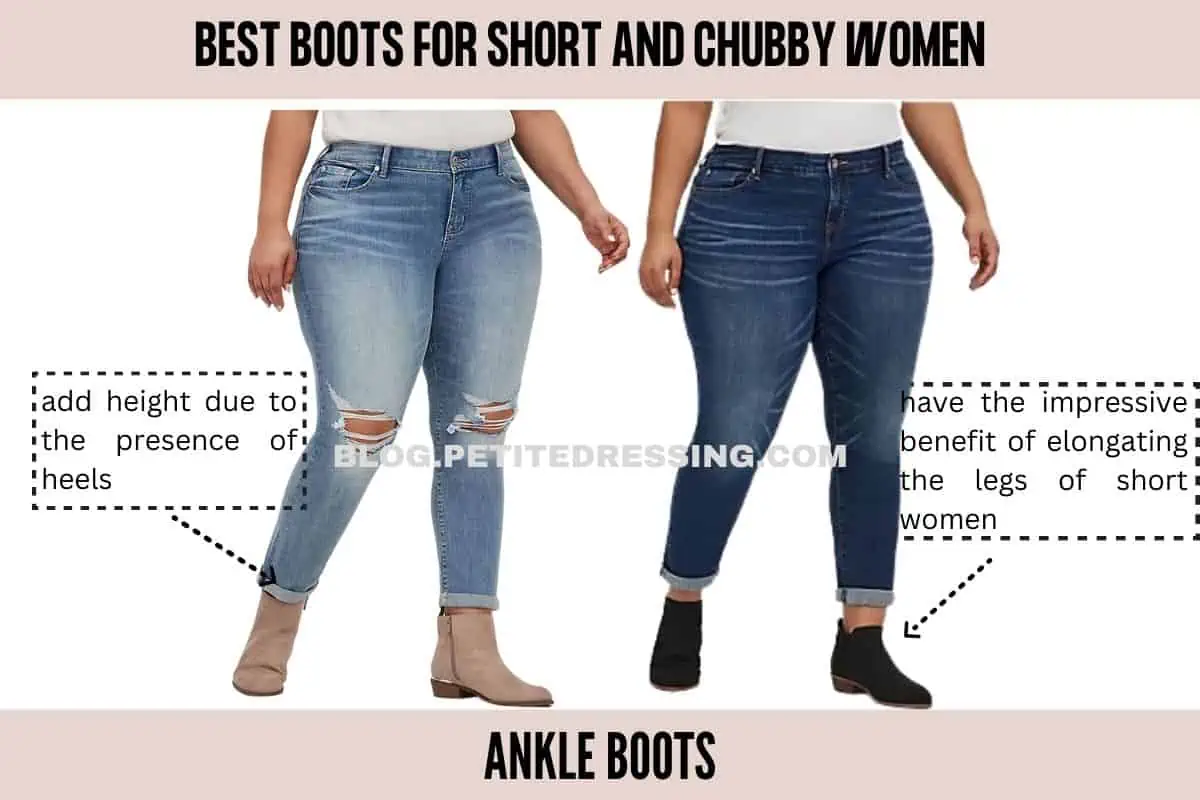 Boots guide for Short and Chubby Women Petite Dressing