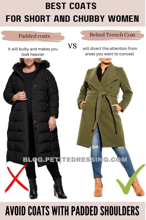 Avoid Coats with Padded Shoulders
