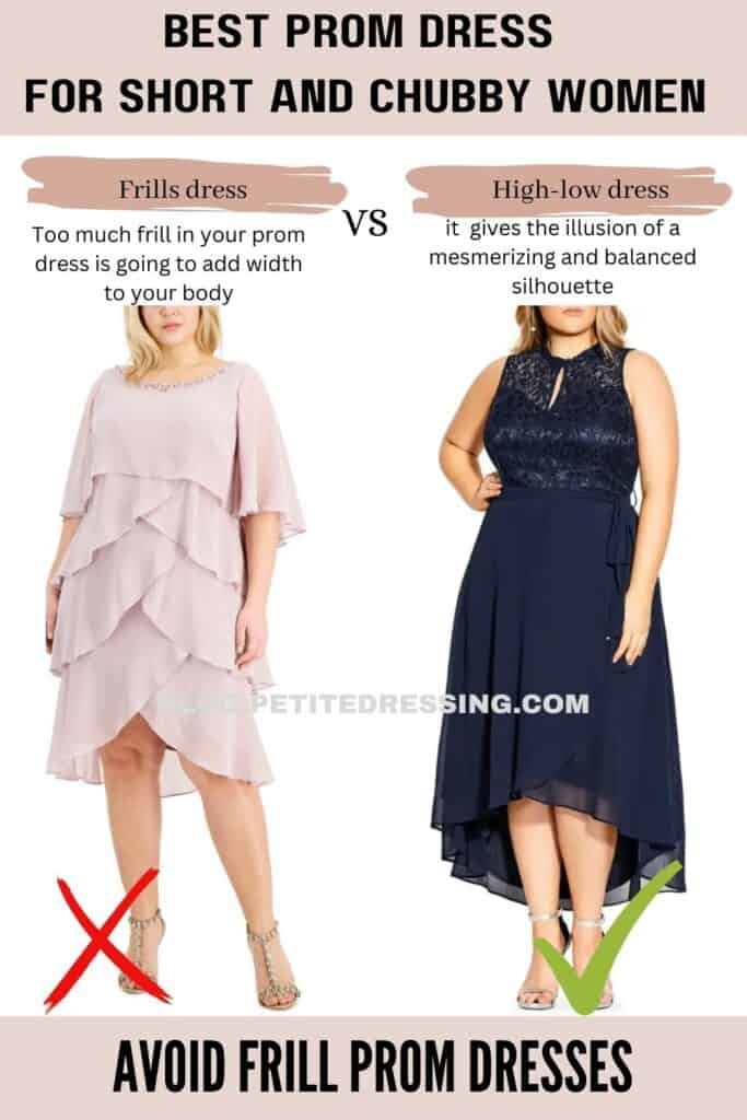 Avoid Frill Prom Dresses