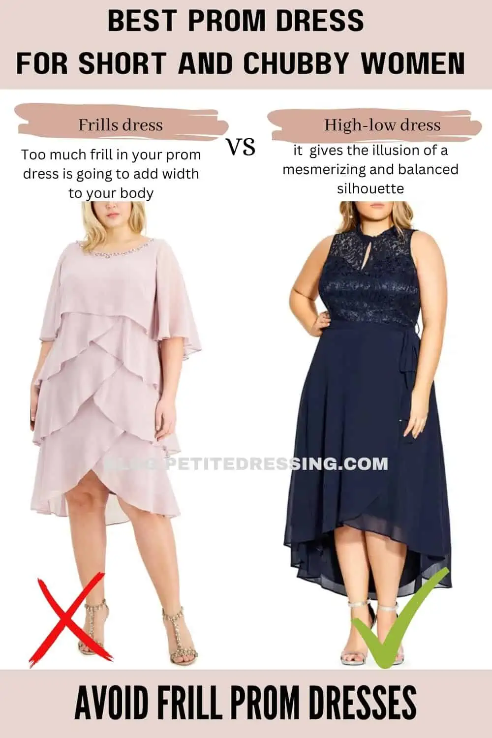 formal dresses for short women