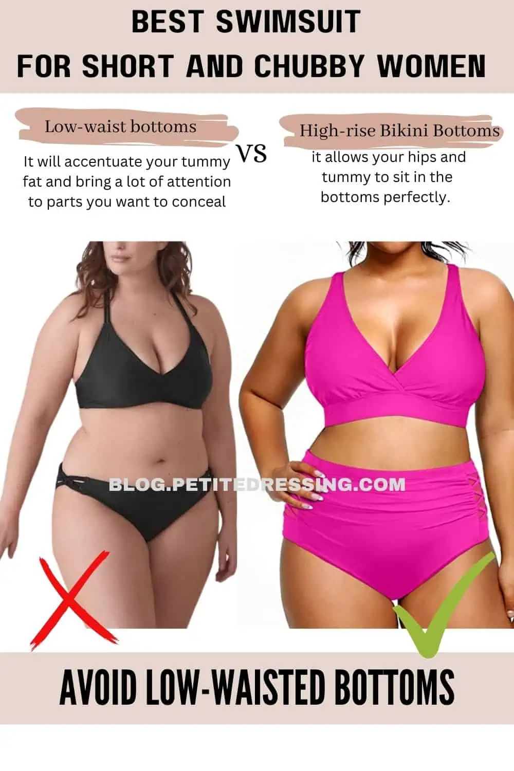 The Complete Swimsuit Guide for Short and Chubby Women - Petite