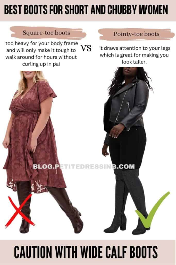 Avoid Square-toe boots