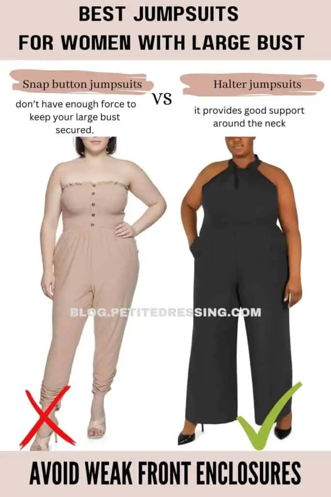 The Complete Jumpsuit Guide for women with Large Bust