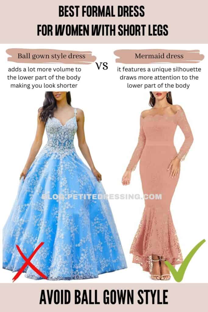 Avoid ball gown style