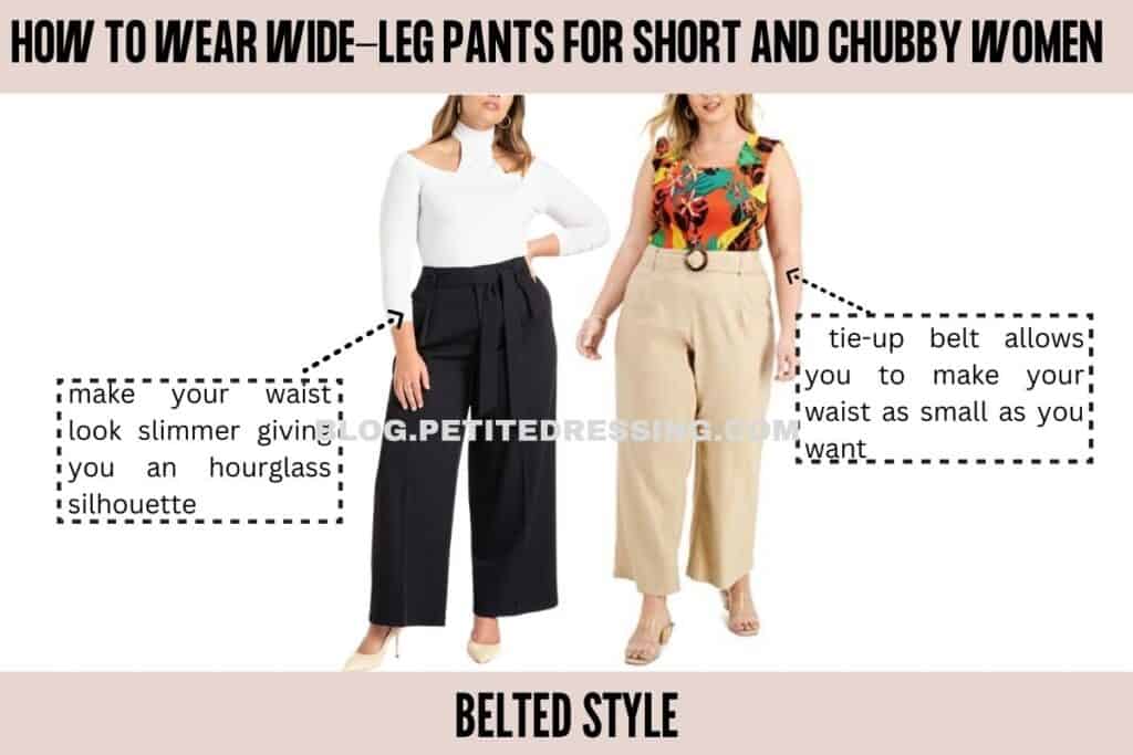 Wide Leg Pants Guide for Short and Chubby Women