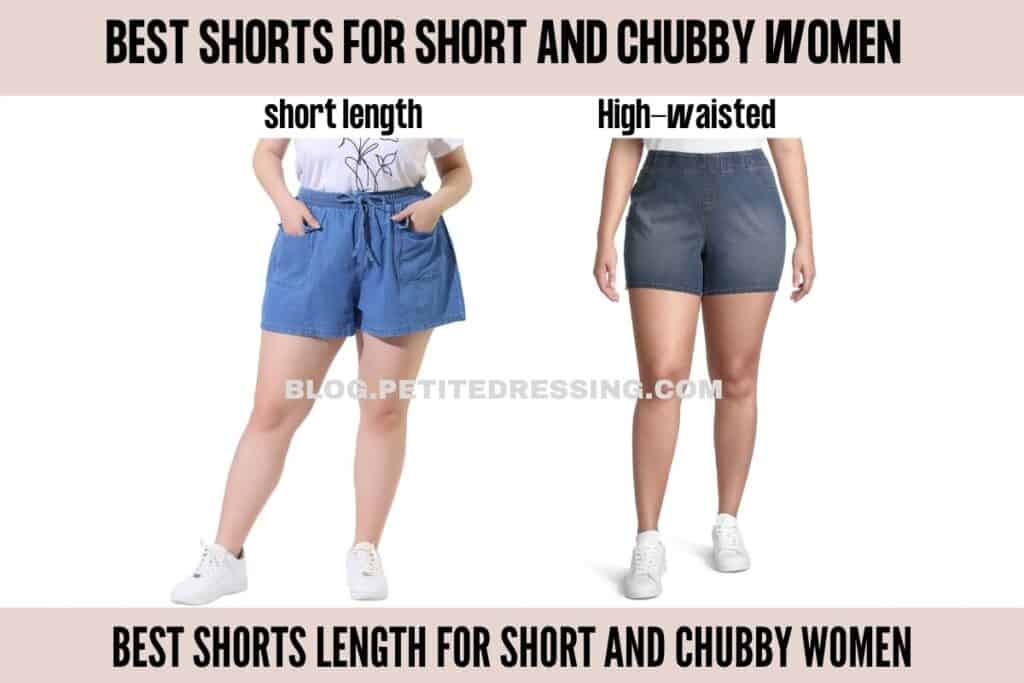 Best shorts length for short and chubby women